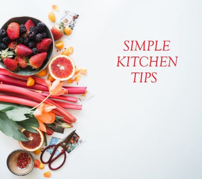 Simple Kitchen Tips for modern woman