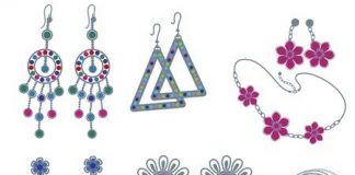 Artificial jewellery can be very pretty, even if it is not made of precious gems