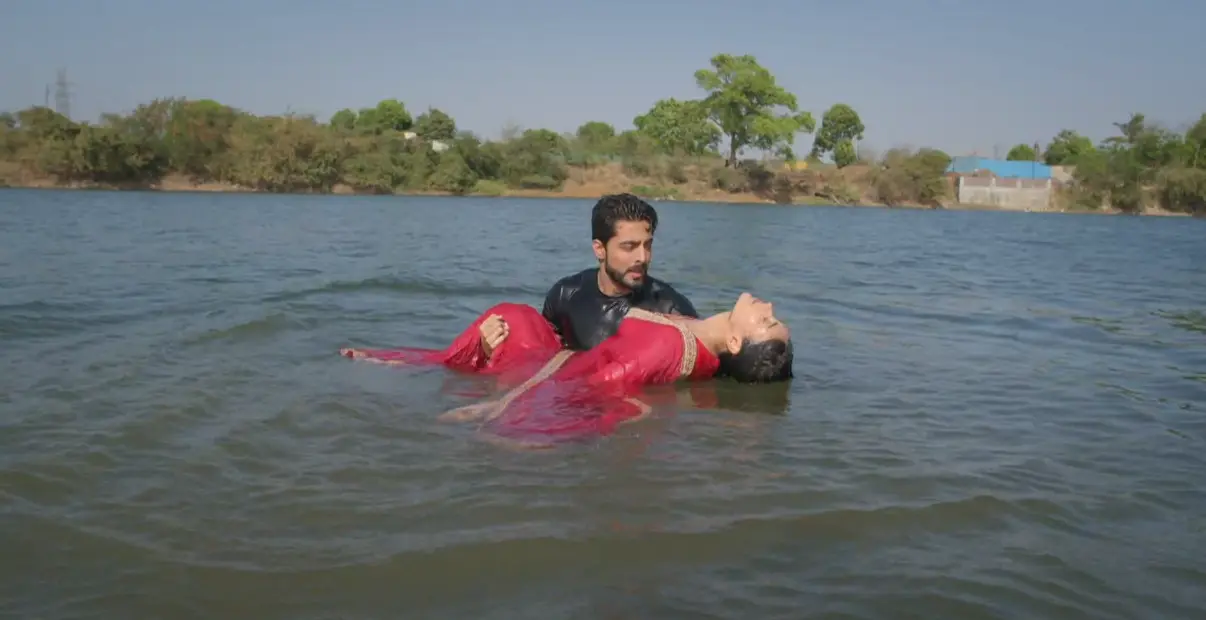 Jhanak 17th March 2024 Written Update Risky patch Dadi then grants her some leeway by suggesting that she dive into the deep water wearing the red saree itself. Despite not knowing how to swim, Shrishti takes Jhanak even deeper. Anirudh also cautions Jhanak about the risks involved. This unexpected concern for Jhanak surprises everyone. Suddenly, Shrishti leaves Jhanak's hand deliberately. Jhanak begins to sink and loses consciousness while still in the water. As Jhanak vanishes beneath the surface, causing a stir among onlookers, Anirudh wastes no time in diving in after her. Despite objections from his family, he is determined to save her. Moments later, he resurfaces with Jhanak in tow. However, she is accused of purposely causing the incident. In the midst of this, Shrishti brings up Tejas' proposal for Jhanak's hand in marriage. Tejas meets Shrishti at his hotel and requests that he arrange for Jhanak to be married. He assures Shristi that he will handle everything. Tejas mocks Anirudh, blaming him for causing the current situation and criticizing his character. He suspects that Anirudh may try to stop the marriage because of his feelings for Jhanak. Shrishti reassures Tejas that Anirudh won't interfere again. In the next episode, Jhanak will be seen cleaning the house while Anirudh notices and scolds her for wasting time. She then insults him, reminding him of her position as a servant in the household.